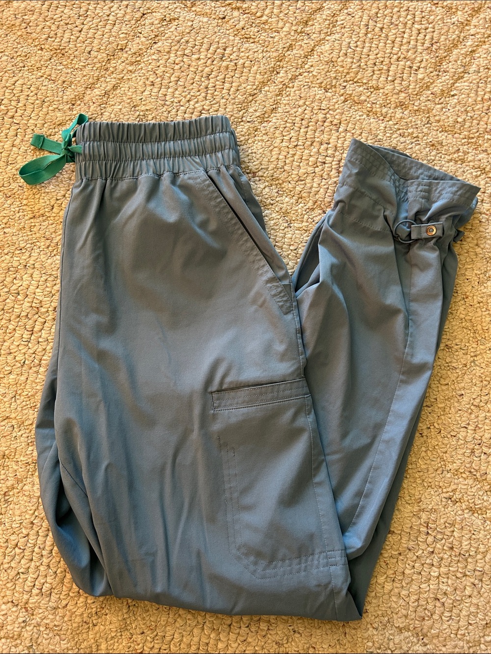 Light Blue fig Jogger Scrub Pants